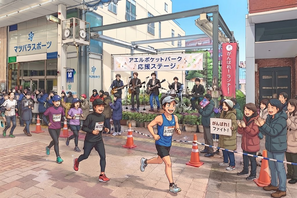 アエル商店街ポケットパーク