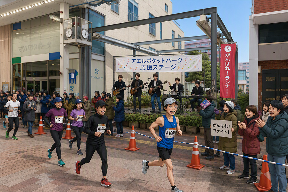 アエル商店街ポケットパーク